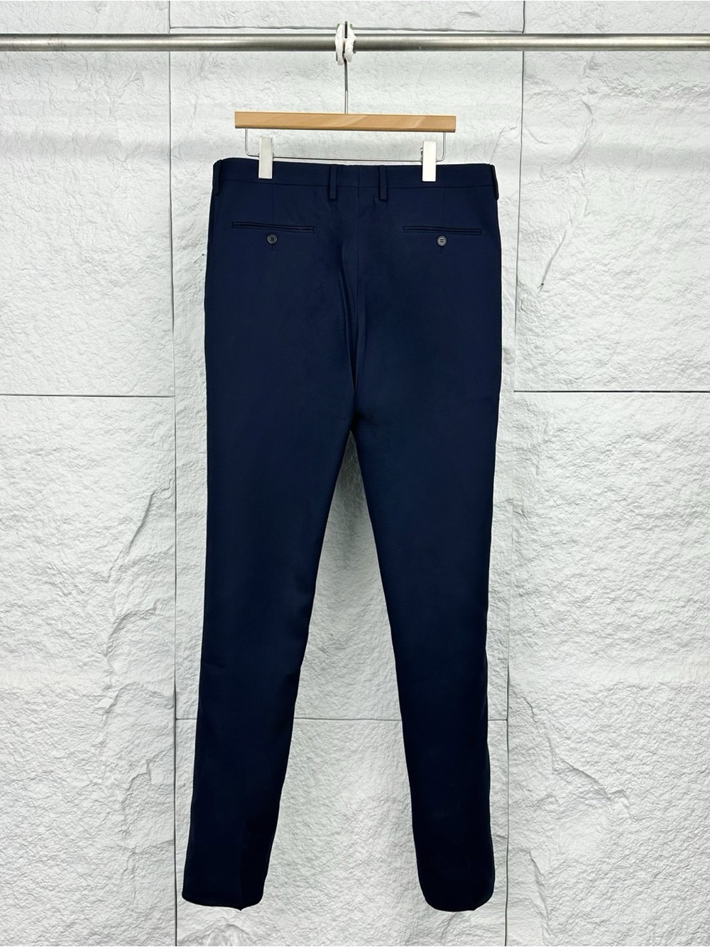 🚩steal Saint Laurent Slim Dress Pants - Navy Blue - Picture 2 of 7